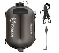 CyConncet Bidon d'eau Pliable, réservoir d'eau, jusqu'à 8 L, matériau TPU sans BPA, adapté aux Aliments, Sac à Eau de Camping pour Le Camping, la randonnée et la randonnée Blanc