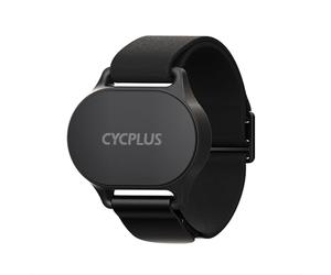 CYCPLUS Brassard Cardio-fréquencemètre, Bluetooth 5.1 Ant HR Monitor avec indicateur LED de la Zone HR, IP67 Waterproof, pour la Course à Pied, Le Cyclisme, la Gymnastique et d'autres Sports