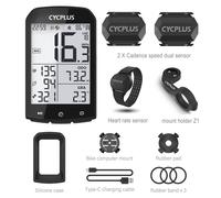 Cycplus-Ordinateur De Vélo Gps Dallas,Accessoires De Vélo,Compteur De Vitesse,Odomcirculation Sans Fil,Étanche Ipx6,Ble 5.0 - Type M1 C3x2 H1 Z1