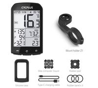Cycplus-Ordinateur De Vélo Gps Dallas,Compteur De Vitesse De Vélo,Bluetooth 5.0 Ant +,Compteur De Vitesse Ciclismo Pour Garmin Zwift,Accessoires De Vélo - Type M1 And Holder Z1 #A