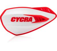 Cycra Cyclone, protège-mains Blanc/Rouge Blanc/Rouge