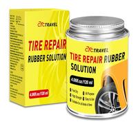 cyctravel Kit Reparation Velo, Haute Performance Rustine Velo, Kit Crevaison Velo Comprend 20 Rustines pour Pneus de Vélo, 2 Pieds-De-Biche, Convient aux VTT, Vélos de Route, Motos