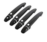 CYDJML Housses Ensemble Garnitures Pour Poignées Porte Voiture Pour Lexus GS S190 2006-2011 GS350 GS430 GS450h GS460 Noir Brillant Coque Protection Couvercle De Poignée De Porte De Voiture(Noir 6)