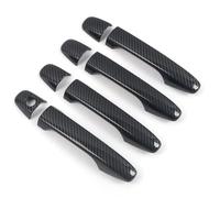 CYDJML Housses Garniture De Poignée Porte Extérieure Pour Subaru Pour Forester SH 2008-2012 Décoration Couvercle De Poignée De Porte De Voiture(Noir)