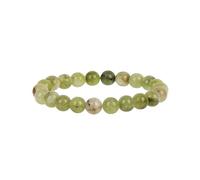 CYDXD Bracelet de Perles en Pierre Naturelle pour Femmes et Hommes,Cadeau,8mm,Agate Verte,Extensible,Réglable,Fait à La Main,Perles D'Amitié,Yoga,8mm