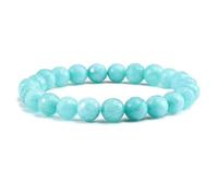 CYDXD Bracelet en Pierre Naturelle,8mm,Agate Naturelle,Perles Faites à La Main,Réglable, D'Amitié pour Femmes,Anniversaire,Yoga,8mm