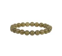 CYDXD Bracelet en Pierre Naturelle pour Femmes et Hommes,Perles D'Aventurine Verte de 8mm,Extensibles et Réglables,Fait à La Main,pour L'Amitié et Le Yoga