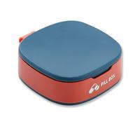 CYDZSRA 4 Grilles Mini Pilule Boîte De Rangement Petit Médicament Diviseur Organisateur Compartiments Emballage Conteneur Voyage Cas En Plein Air