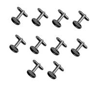 CYDZSRA Apprêts pour la création de bijoux, supports vierges, boutons de manchette, apprêts pour boutons manchette, bricolage, mariage, chemise, activité amusante et créative,