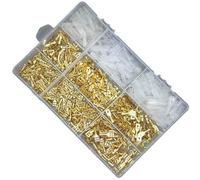 CYDZSRA Assortiment de bornes à pelle à connexion/déconnexion, 900 pièces, bornes sertir mixtes Non isolées mâles et femelles