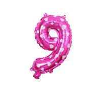 CYDZSRA Ballons à lettres polyvalents pour décorations de mariage et de fête d'anniversaire, décoration mariage avec lettres faciles, Rose,9, 16 pouces