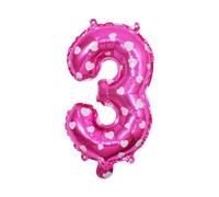 CYDZSRA Ballons à lettres polyvalents pour décorations de mariage et de fête d'anniversaire, décoration mariage avec lettres faciles, Rose,3, 16 pouces
