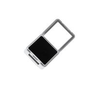 CYDZSRA Boîte de présentation pour pierres précieuses, plateau à, Argent, S | élégant organisateur de diamants en vrac, petit contenant portable pour boucles d'oreilles, couvercle transparent pour