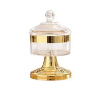 CYDZSRA Bonbonnières avec couvercles, boîtes de Conservation pour Noix, Biscuits, Bonbons et thé : Une Solution Pratique pour Organiser Votre Cuisine. Sucrier idéal pour Un Mariage, Transparent, S