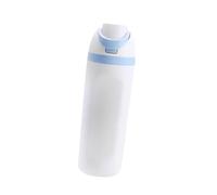 CYDZSRA Bouteille d'eau isotherme 600 ml pour voiture, conçue pour durer lors de vos aventures en plein air. Fabriquée en acier inoxydable robuste, Blanc, Ouverture de la tasse 7.4 cm