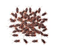 CYDZSRA Cafard Artificiel Amusant et réaliste, idéal pour Amuser Les Enfants et Faire des farces Lors de fêtes, Brun, L