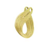 CYDZSRA Cordon métallique extensible pour bijoux, 100 m de long, résistant et idéal pour la création de projets uniques, étiquettes suspendues, etc, Or clair