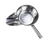 CYDZSRA Cuillère à popcorn professionnelle pour frites et autres aliments, outil de remplissage et polyvalent conçu pour les sacs, boîtes et en-cas alimentaires, Droite, 18 cm