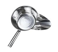 CYDZSRA Cuillère à popcorn professionnelle pour frites et autres aliments, outil de remplissage et polyvalent conçu pour les sacs, boîtes et en-cas alimentaires, Gauche, 18 cm