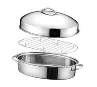 CYDZSRA Cuiseur vapeur ovale pour poisson 40 cm, casserole multifonction pour pâtes, rôtissoire, pommes de terre, céréales, œufs, etc, Modèle A