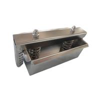 CYDZSRA Cuiseur vapeur pour jambon de bœuf, outil de cuisson pour viande, assure des sandwichs et délicieuses recettes maison. Presse- pour le déjeuner, Argent, 1.5 kg