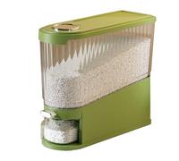 CYDZSRA Distributeur Automatique de Riz Amovible, boîte de Rangement étanche pour aux Insectes pour céréales sèches et fraîches, conteneur de céréales, Vert