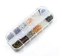 CYDZSRA Fabrication de bijoux fermoirs à griffes bracelets de cheville en métal attaches boucles d'oreilles pendentif crochets assortiment artisanat fait à la main Clips accessoires