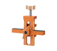 CYDZSRA Gabarits de forage à chevilles faciles à croiser pour les projets de menuiserie bricolage, ensemble complet d'outils en acier au carbone pour la menuiserie du bois , un