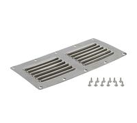 CYDZSRA Grille d'aération de Bateau résistante à l'érosion, quincaillerie polie, raccord Durable pour aérateur Marin, Difficile à endommager. Grille de Remplacement rectangulaire Anti-érosion et