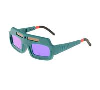CYDZSRA Lunettes de portables pour soudeurs, équipements de meulage et soudage, à obscurcissement automatique, anti-éblouissement, durables et légères, Vert foncé, 160 x 100 x 80 mm