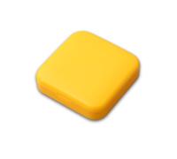 CYDZSRA Mini pilulier support 2 grilles vide anti-poussière quotidien pilules organisateur boîte Portable voyage conteneurs distributeur salle de sport sac à main, Jaune