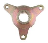 CYDZSRA Moyeu d'essieu arrière neuf à 23 dents et 3 trous pour quad 110cc. Structure robuste. Jante neuve à 3 goujons. Matériau : fer. Deux moyeux (gauche et droit).