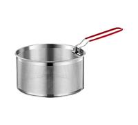 CYDZSRA Panier à friture de cuisine avec poignée amovible, panier à friture profonde pour frire des rondelles d'oignon et présentation, cuisine de restaurant, pâtes, spaghetti, rondelles, 20 cm