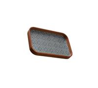 CYDZSRA Plateau de service classique en bois, assiettes de service multi-usages, plateaux décoratifs, élégant plateau rangement pour la cuisine, plateaux à fruits, desserts et collations, Rectangle