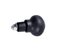 CYDZSRA Pommeau de volant M8 en métal noir, accessoire de direction à boule pour une maniabilité optimale même dans les situations difficiles. Accessoires pour tracteurs et