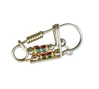 CYDZSRA Porte-clés artisanal avec crochet, un cadeau au style unique. Ce porte-clés pendentif est idéal pour les clés de sac à main, de ceinture poche. Il se glisse facilement dans une poche.