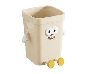 CYDZSRA Poubelle créative et Mignonne, conteneur à,Beige,Petite séance | ajoute du charme et du caractère à n'importe quel espace. Cette poubelle créative et mignonne convient la maison.