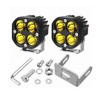 CYDZSRA Projecteur/brouillard LED blanc chaud de qualité professionnelle pour activités extérieures, maximisant la zone d'éclairage pour une dissipation thermique optimale. Lampe de travail 7,6 cm (3