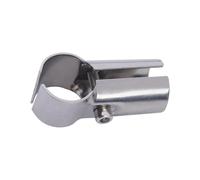 CYDZSRA Raccord de Tuyau Rond Robuste pour Serre, conçu pour des connexions Solides et durables. Coude de raccord de Tuyau en Acier Inoxydable pour serres, 2 Voies, 25 mm