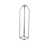 CYDZSRA Support de Vase Minimaliste et élégant en Fil de Fer, idéal pour présenter des Fleurs à Longues tiges à la Maison. Ce Support Table en Fil Fer Noir est Parfait pour Les Plantes.