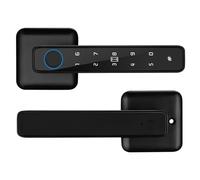 CYDZSRA Système de contrôle d'accès sécurisé TTLock APP empreinte digitale et clé. Mot de passe d'empreinte digitale RFID avec carte à verrouillage unique batterie