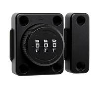 CYDZSRA Verrouillage facile à coder pour le casier. Plus de soucis concernant les clés perdues, sûr et solide. Trois chiffres fournissent 1 serrure d'armoire intelligente, noir, Style 1