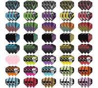CyeeLife Lot de 120 ailettes de fléchettes en PET 40 designs de forme standard