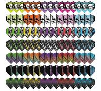 CyeeLife Lot de 35 Jeux de 105 ailettes de fléchettes Standard en Pet - Accessoires Parfaits pour Les fléchettes à Pointe Souple et en Acier