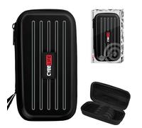 CyeeLife Portefeuille À Fléchettes pour 3 pcs Flechette Pointe Plastique et Acier Fléchettes,Accessoires pour Fléchettes