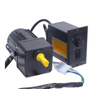 CYFANG 1 moteur à engrenages à régulation de vitesse 4RK25GN-C avec régulateur de vitesse 25 W 220 V AC monophasé 80 x 80 mm réglable mécaniquement(6.9RPM)