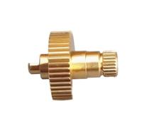 CYFANG 1 pièce 0,35 module 43 dents arbre d'engrenage en cuivre M3 vis interne boîte de vitesses précision micro cuivre réduction engrenage métallique Pignon cylindrique