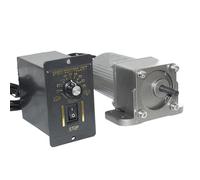 CYFANG 1pc 2IK06RGN-C Kit de moteur à engrenages réglable 60x60mm moteur réducteur de vitesse 6W 220V AC moteur à engrenages de contrôle de vitesse monophasé réglable mécaniquement(7.5RPM)