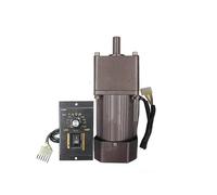CYFANG 1pc 5IK140RGU-CF Moteur à réglage de vitesse 140W 220V AC Réducteur de vitesse monophasé Cadre 104x104mm Moteur à vitesse variable Arbre 12mm réglable mécaniquement(90K 16rpm)