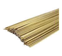 CYFANG Lot de 10 électrodes de soudage en laiton de 250 mm de long for brasage et réparation, diamètre de 1,6 mm à 3 mm Travail métaux(3.0x250mm)